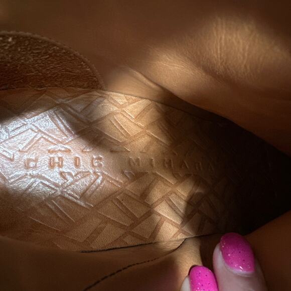 Chie Mihara Chocolate Brown Suede Leather Angle Boots with chunky Heel Size 6 - Picture 9 of 9